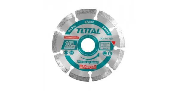 Disponibil imediat Disc diamantat taiere beton - 115mm Total