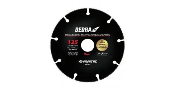 Cumpără online Disc pentru taierea lemnului si a materialelor sintetice 125MM, cu carbura de Tungsten