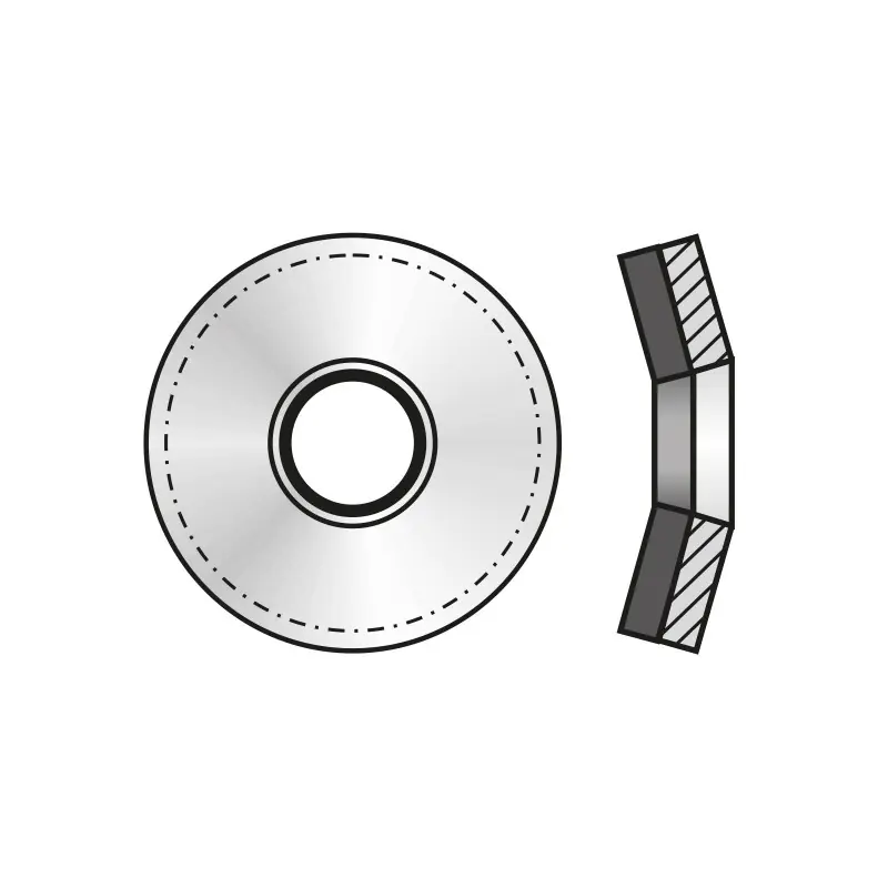 Ofertă Saiba cauciucata EPDM pentru etansare, otel zincat, Rocast