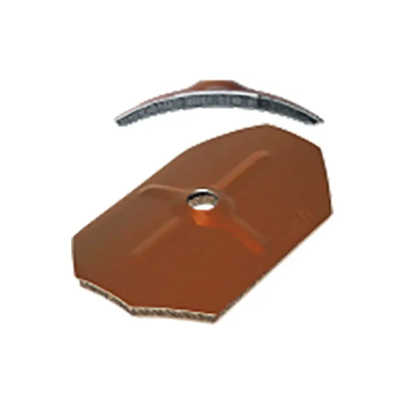 Livrare gratuită Saiba de coama octogonala curbata cu garnitura din polietilena expandata,Ø6.5 x 75 x 50, Rocast