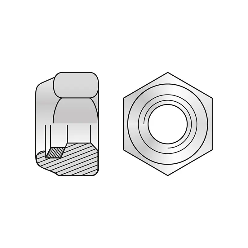 Piulita hexagonala cu autoblocare DIN 985, Rocast Mai ieftin