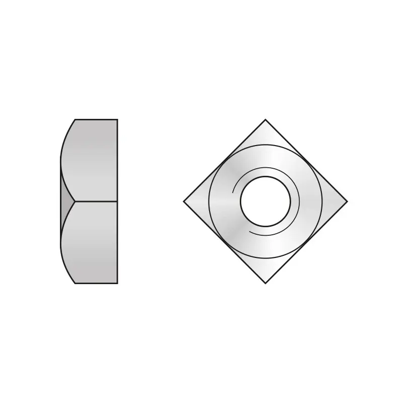 Piulita patrata DIN 557, otel gr.5, zincat, Rocast Preferatul clienților