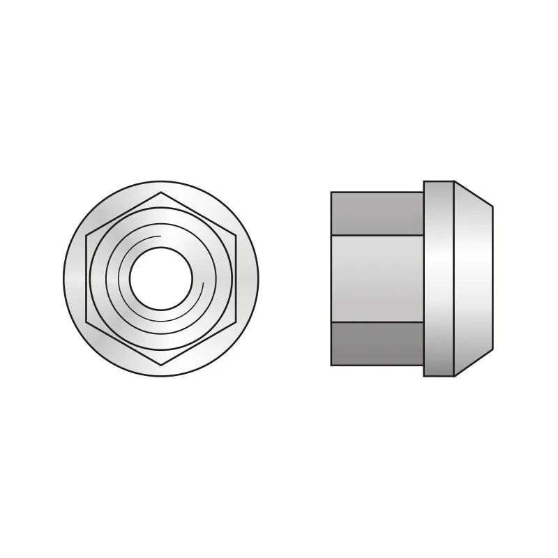 Livrare expres Piulita cu guler sferic forma A DIN 74361, otel gr.8, Rocast