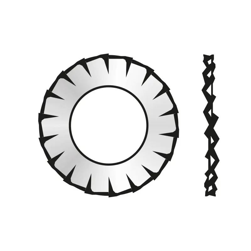 Saiba elastica cu crestaturi exterioare forma A DIN 6798, Rocast Ieftin