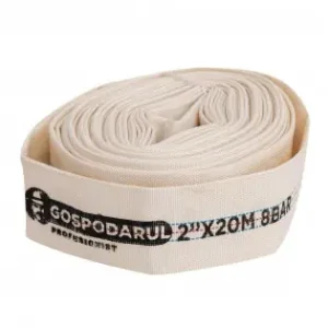 Premium Furtun pompieri textil,panzat,PVC interior,2'' ,ø 50mm ,8 Bar tip C 20m