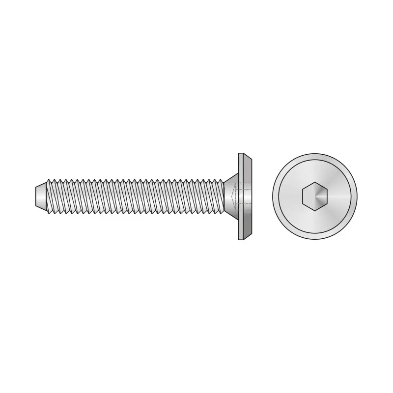 Reducere specială Surub cu filet M6 cap cilindric, locas inbus SW 4, otel, zincat, Rocast
