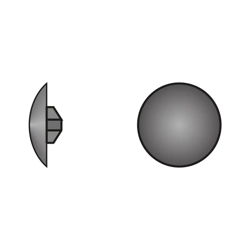 Capacele din plastic ø8 mm pentru suruburi pozidriv pz1, plastic, colorat, Rocast Transport gratuit