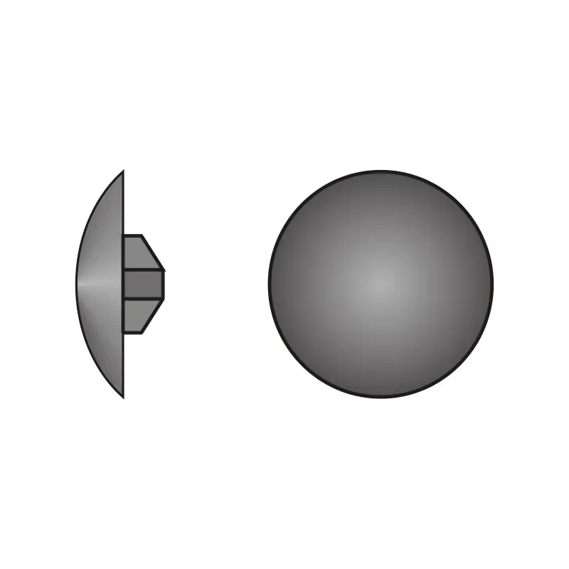 Livrare expres Capacele din plastic ø13 mm pentru suruburi pozidriv PZ3, plastic, colorat, Rocast