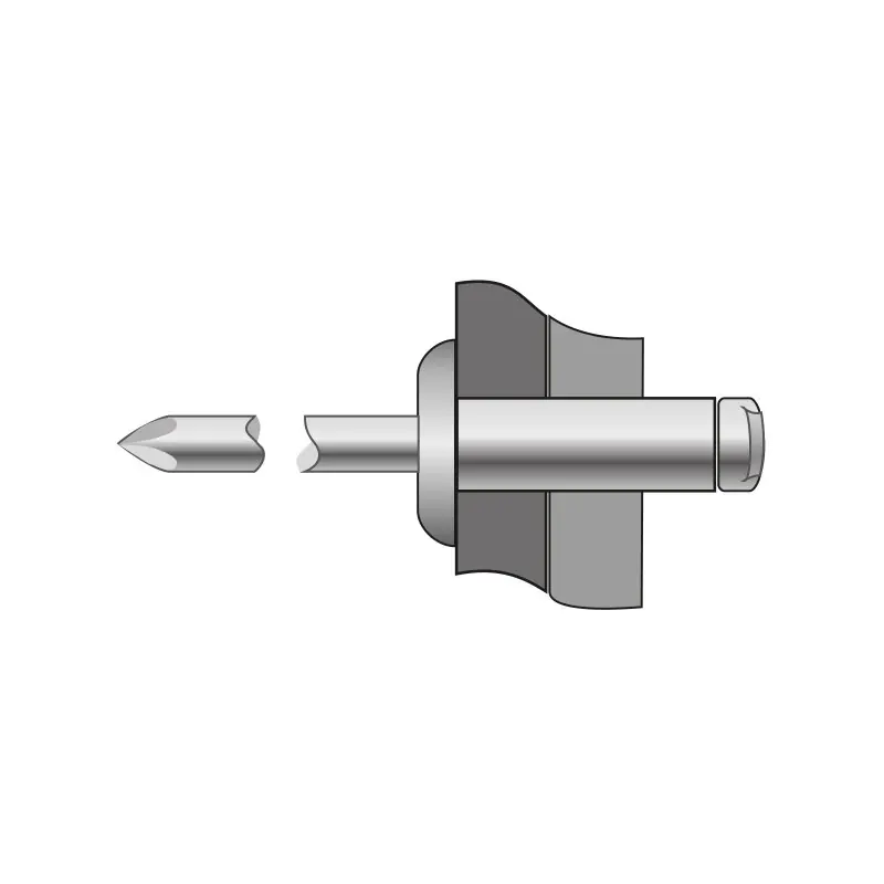 Reducere de preț Pop-nit cap bombat, Aluminiu - Inox, Bralo