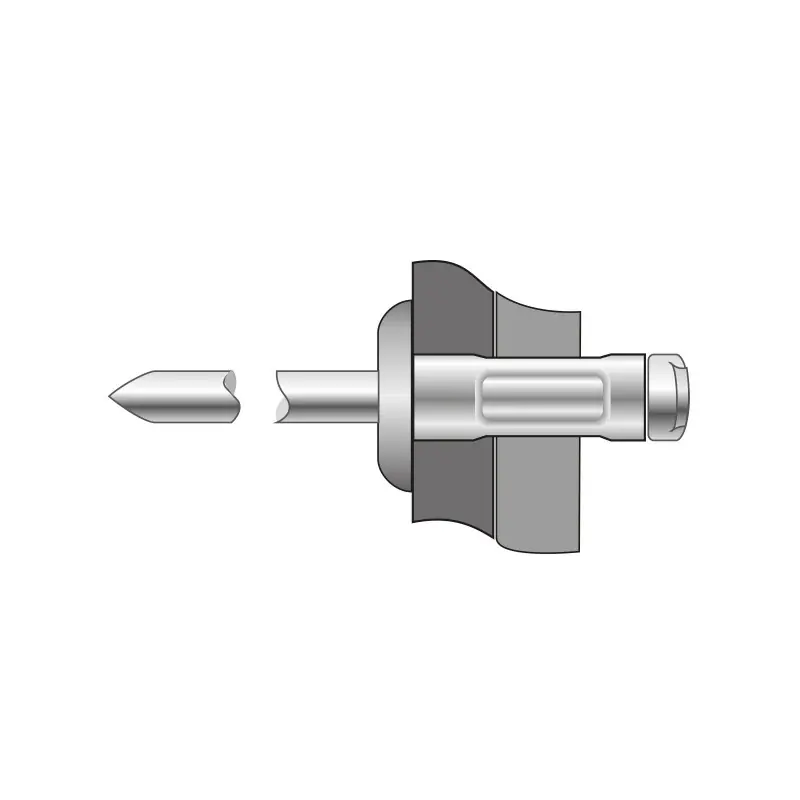 Ofertă de sezon Pop-nit multigrip cap bombat, Aluminiu - Inox, Bralo