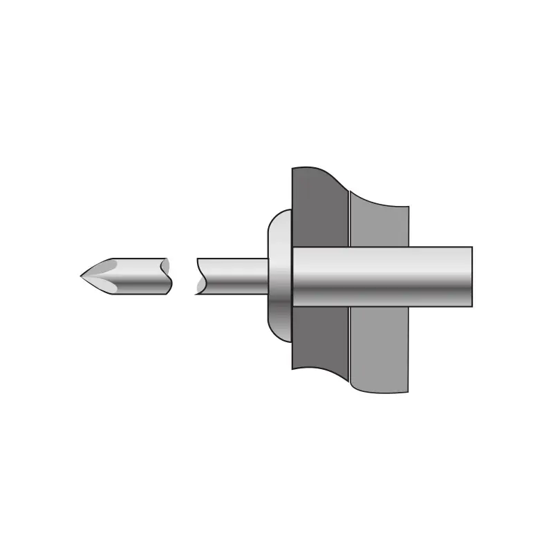 Cumpărături sigure Pop-nit etans cap bombat, Aluminiu - Inox, Bralo