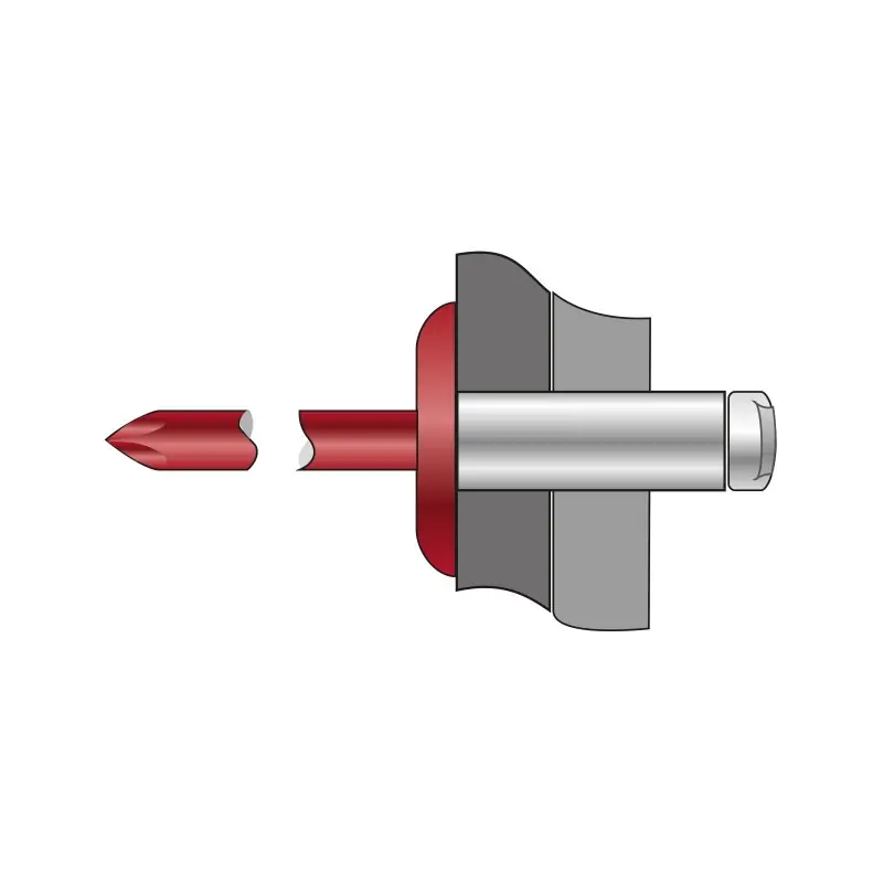 Pop-nit cap lat, Aluminiu - Otel, vopsit, Bralo Cumpără acum