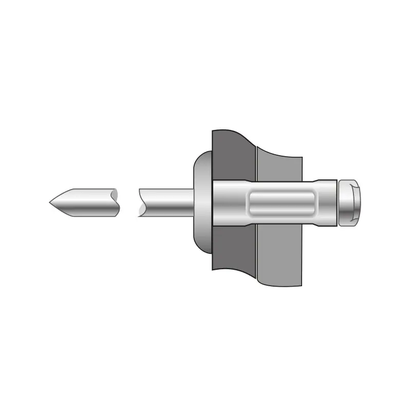 Pop-nit multigrip cap bombat, Aluminiu - Otel, Bralo Noutate