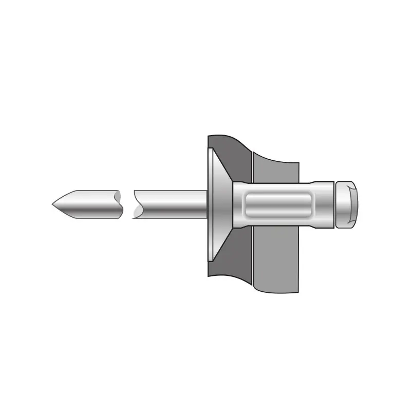 Livrare rapidă Pop-nit multigrip cap tesit 120, Aluminiu - Otel, Bralo