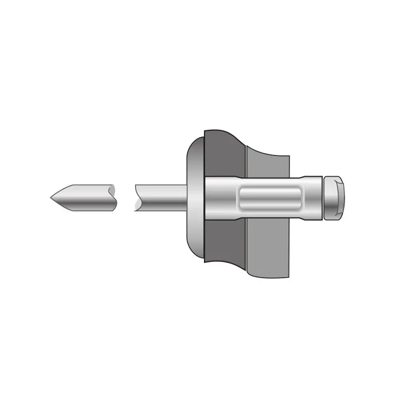 Transport gratuit Pop-nit multigrip cap lat, Aluminiu - Otel, Bralo