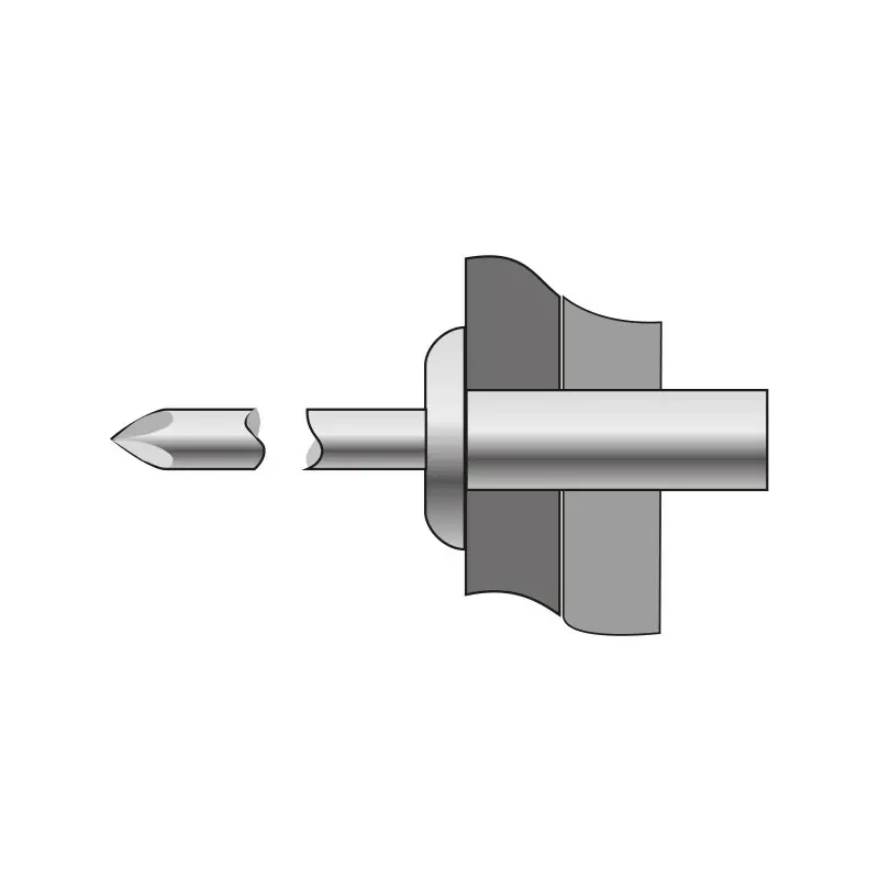 Pop-nit etans, cap bombat, Aluminiu - Aluminiu, Bralo Ofertă specială
