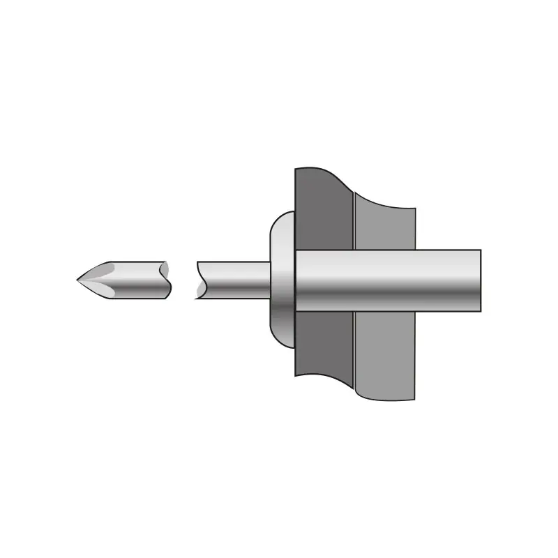 Super ofertă Pop-nit etanse cap bombat, Otel - Otel , Bralo
