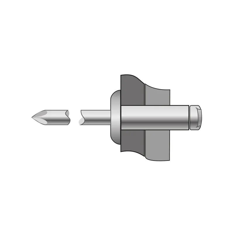 Pop-nit cap bombat, Cupru - Otel, Bralo Chilipir