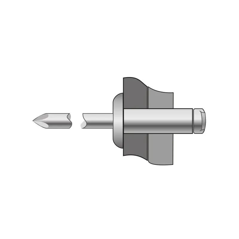 Pop-nit cap bombat, Cupru - Bronz, Bralo Doar azi