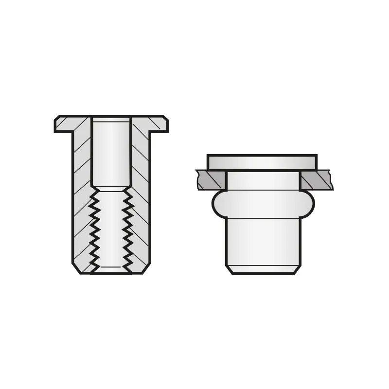 Ofertă de sezon Piulita-nit cap lat, inox, Bralo
