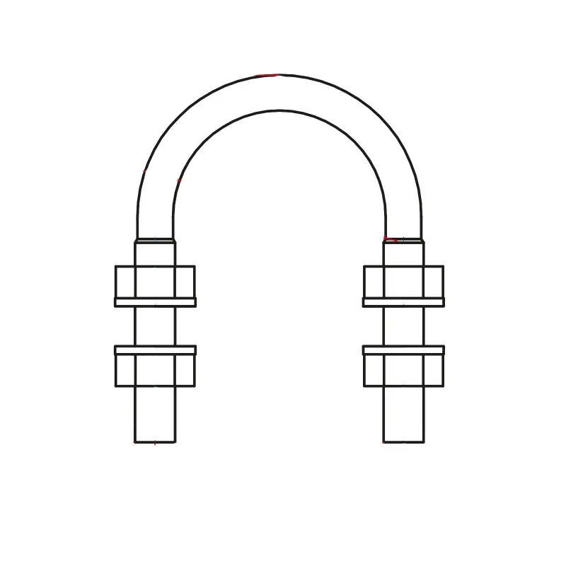 Ofertă exclusivă ColierU, zincat - TIP A, pentru tevi - SIMILAR DIN 3570, Rocast