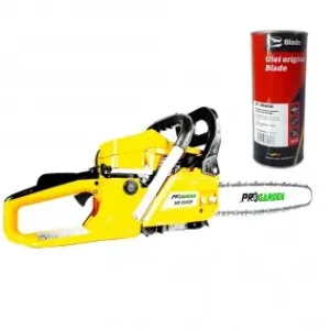 Ofertă specială Motoferastrau Progarden MF3545P benzina, lungime lama 45 cm, motor de 3.5 CP, 2.4 kW + Cadou Ulei pentru motoare in 2T