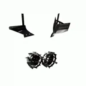Livrare rapidă Pachet accesorii motocultor, Plug arat + Plug bilonat + Roti metalice