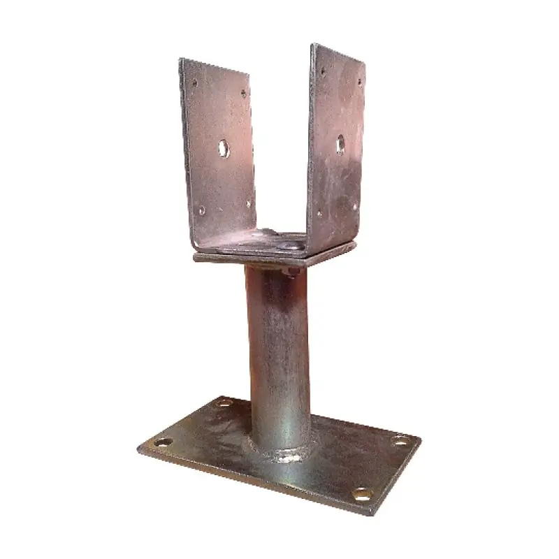 Ieftin Papuc de reazem reglabil - Vario, teava suport Ø42 mm, fixare cui ancora Ø4 / bolț, gauri tampa 4 x Ø12.5 mm, Rocast