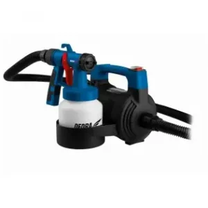 Preț promoțional Pistol de vopsit lavabila electric cu unitate de compresor inclus HVLP 650W 2,5mm Dedra