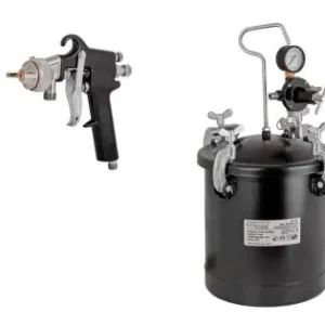 Preț redus Pistol pneumatic pentru vopsit cu rezervor 10L RD-PT02 Raider