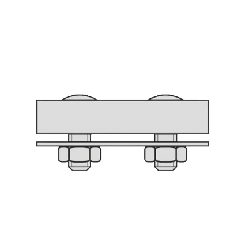 Cel mai vândut Cleme duble pentru cabluri metalice de tractiune, Dulimex