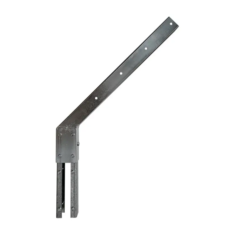 Suport simplu pentru prinderea sarmei ghimpate - serie grea, dimensiuni stalp 60 x 40 mm, Rocast Calitate înaltă