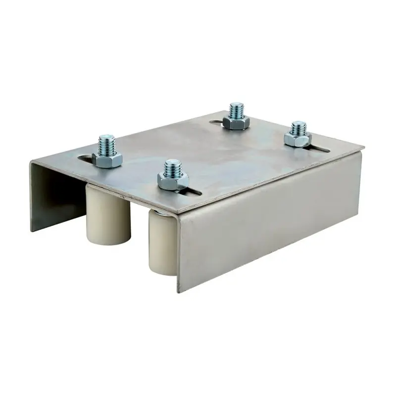 Ofertă de sezon Set de 4 role din nylon cu suport zincat, L127 - 71 mm, 30 x 40 mm, Rocast