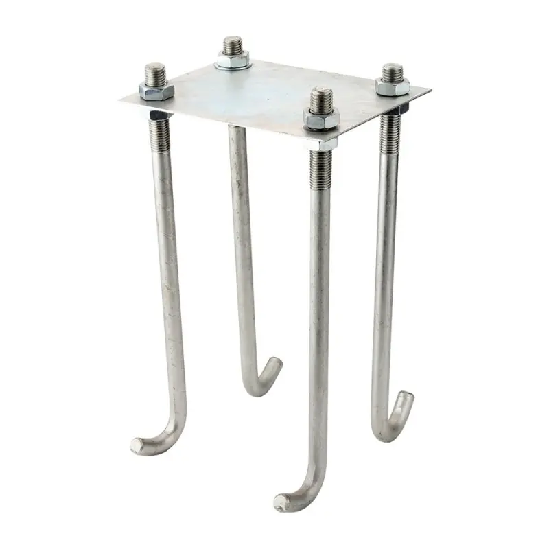 Ofertă specială Platou de fixare pentru dispozitiv cu 5 roti, zincat, serie usoara, Rocast