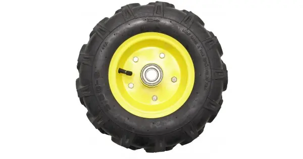 Roata roaba - TT - ax 20mm - rulment - crampoane - 3.50-6 4PR" Plată sigură