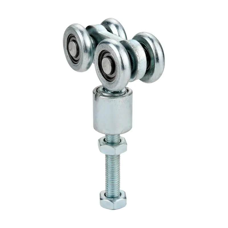 Set de 4 role cu surub, zincat, M8, D25 mm, Rocast Reducere specială