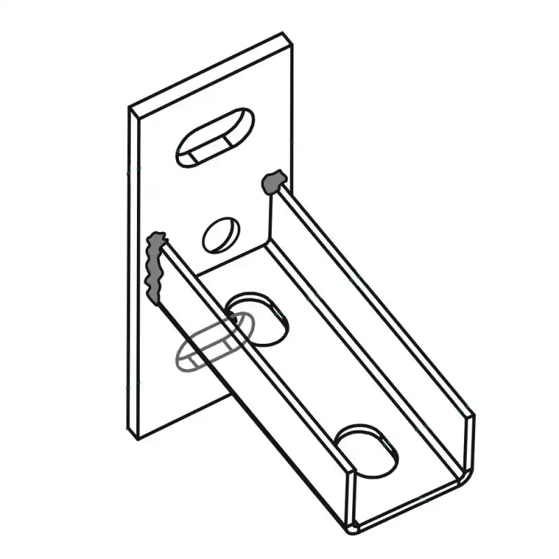 Suport Vertical de sustinere pentru profile 38x40, 40x60, 41x21, 41x41 mm ,Rocast Ieftin