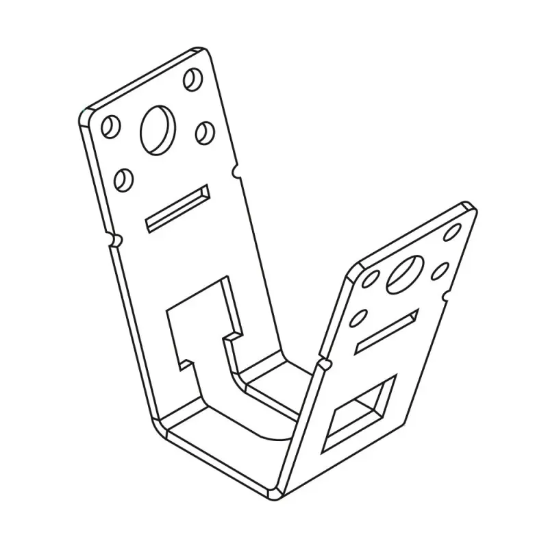 Suport tavan V, RMTT04S, 90 x 82 x 40 x 2.5 mm, Rocast Mai ieftin