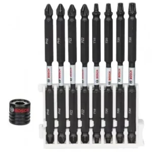 Ofertă specială Set 8 biti duble Impact Control 110 mm, mixt + manson magnetic Bosch