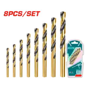 Set 8 burghie, Total, HSS, 2x49-8x117 mm, Multicolor Noutate