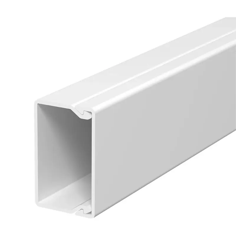 Disponibil imediat Canal cablu PVC alb 2 metri, rezistent UV, ignifug, Rocast