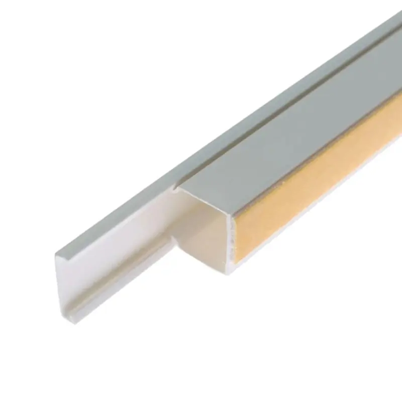 Canal cablu PVC alb cu adeziv 2 metri, rezistent UV, ignifug, Rocast Retur ușor