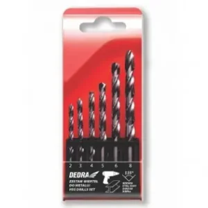 Set de 6 burghie pentru metal 2, 3, 4, 5, 6, 8 Dedra Doar azi