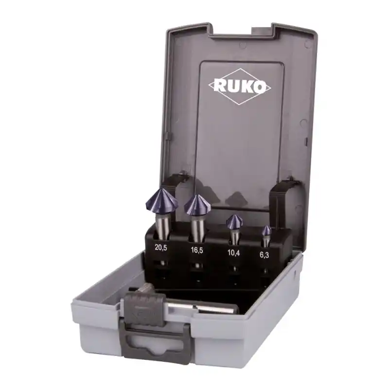 Set tesitoare C 90° HSS TiAIN, rectificate, DIN 335, Ruko Cumpără online