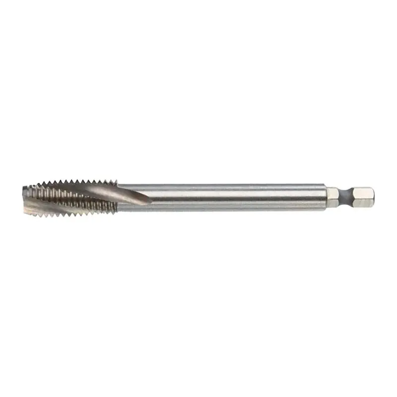 Tarod bit Hex Drive HSS-E, DIN 376, forma C/15° RSP, L 110 mm, Ø 9 mm, filet M12 x 1.75 mm, pentru gauri infundate, Volkel Reducere extra