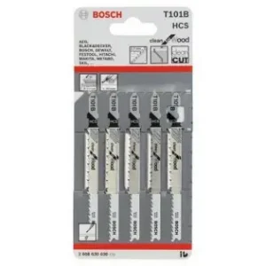 Set pânze Bosch pentru ferăstrău vertical T 101 B 5buc 2 608 630 030 Ultima șansă