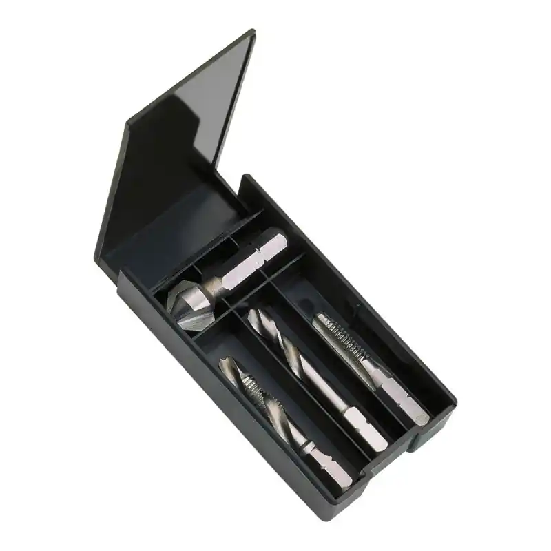 Super ofertă Trusa de filetare TriBit², Ø nominal M3 x 0.50, burghiu bit 2.5 mm, tesitor 6.3 mm, burghiu combinat M3, tarod bit M3, Volkel