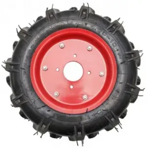 Set roti de cauciuc 5.00-12, 6PR pentru motosapa / motocultor fara manicot Retur gratuit