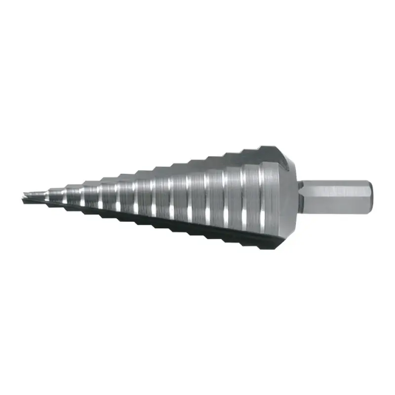 Burghie in trepte, HSS, cu trei muchii de taiere - canale cu cBN, varf de centrare, RUKO Reduceri