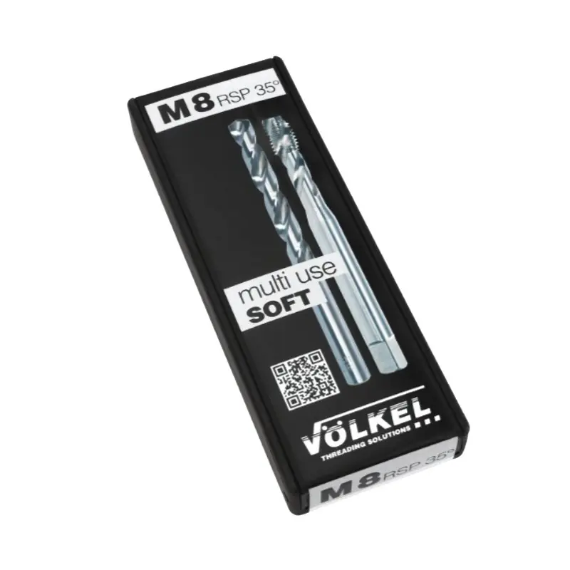 Nu rata Seturi TwinBox - tarod HSS-E standard + burghiu, Forma C 35 grade-RSP, VOLKEL